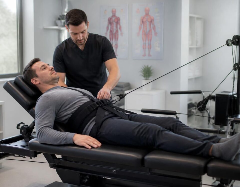 découvrez comment la décompression neurovertébrale soulage efficacement les douleurs diffuses du dos en réduisant la pression on la colonne vertébrale et en favorisant la guérison naturelle.