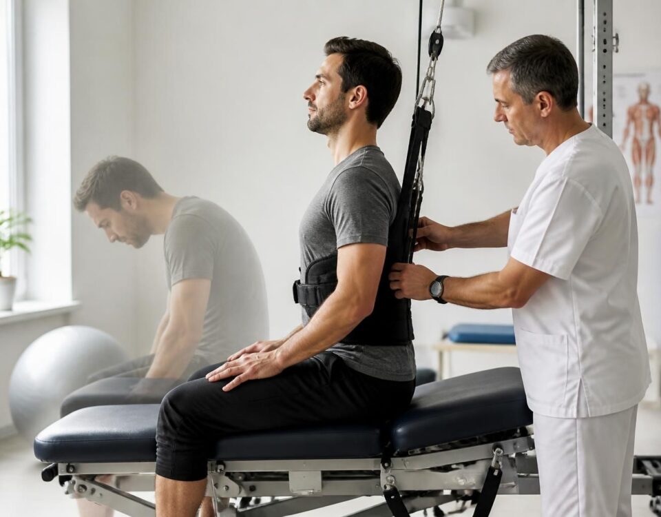 découvrez comment la décompression neurovertébrale peut améliorer votre posture en soulageant la pression on la colonne vertébrale et en favorisant un alignement optimal.