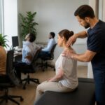 découvrez comment l’ostéopathie aide à prévenir les tensions musculaires causées par les postures prolongées, améliorant ainsi votre bien-être quotidien.