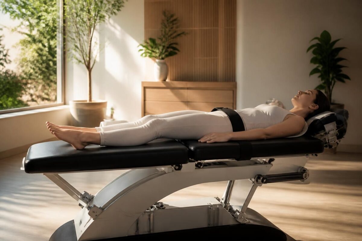 découvrez les bienfaits de la décompression neurovertébrale et de l'alignement corporel pour rétablir l’équilibre naturel de votre corps et améliorer votre bien-être.