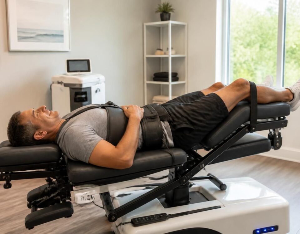 découvrez comment la décompression neurovertébrale peut soulager durablement les douleurs chroniques au bas du dos et améliorer votre qualité de vie.