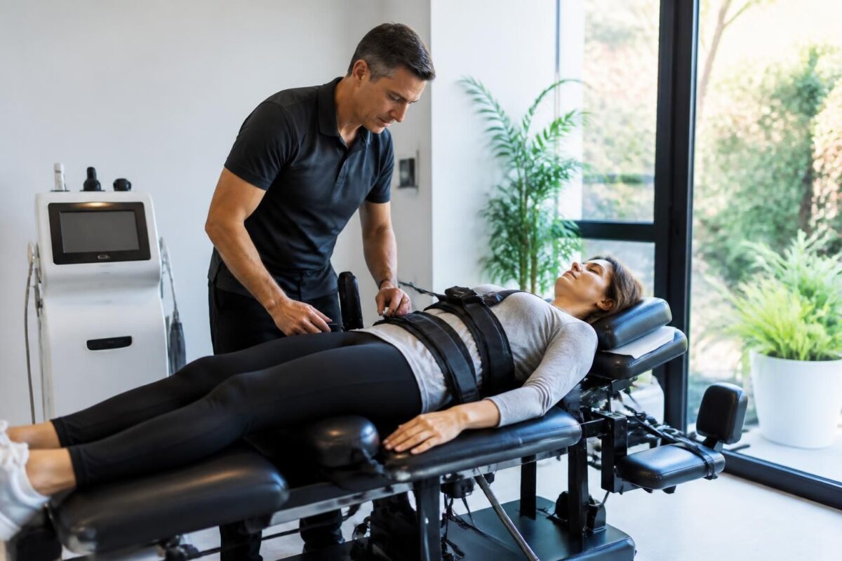 découvrez comment la décompression neurovertébrale peut soulager les douleurs musculaires associées au dos et améliorer votre bien-être.