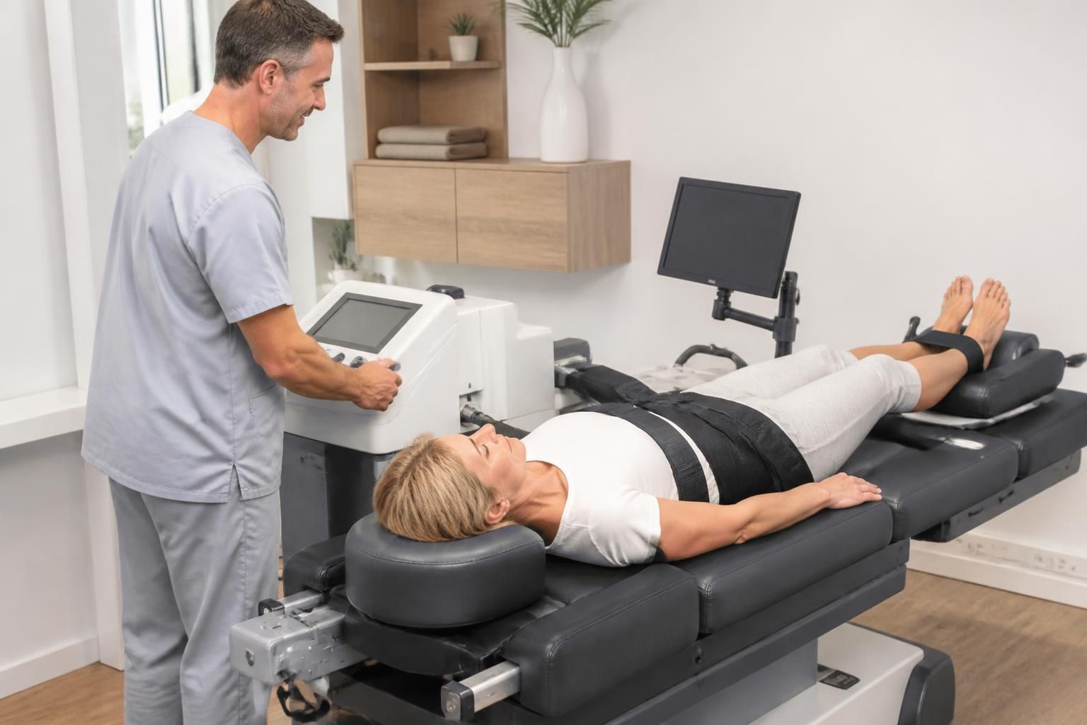 découvrez la décompression neurovertébrale, une méthode innovante et non invasive pour soulager les douleurs vertébrales et prévenir les interventions chirurgicales lourdes.