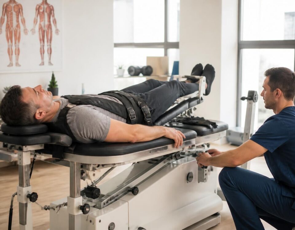 découvrez comment la décompression neurovertébrale complète la physiothérapie pour soulager les douleurs dorsales et améliorer la mobilité.