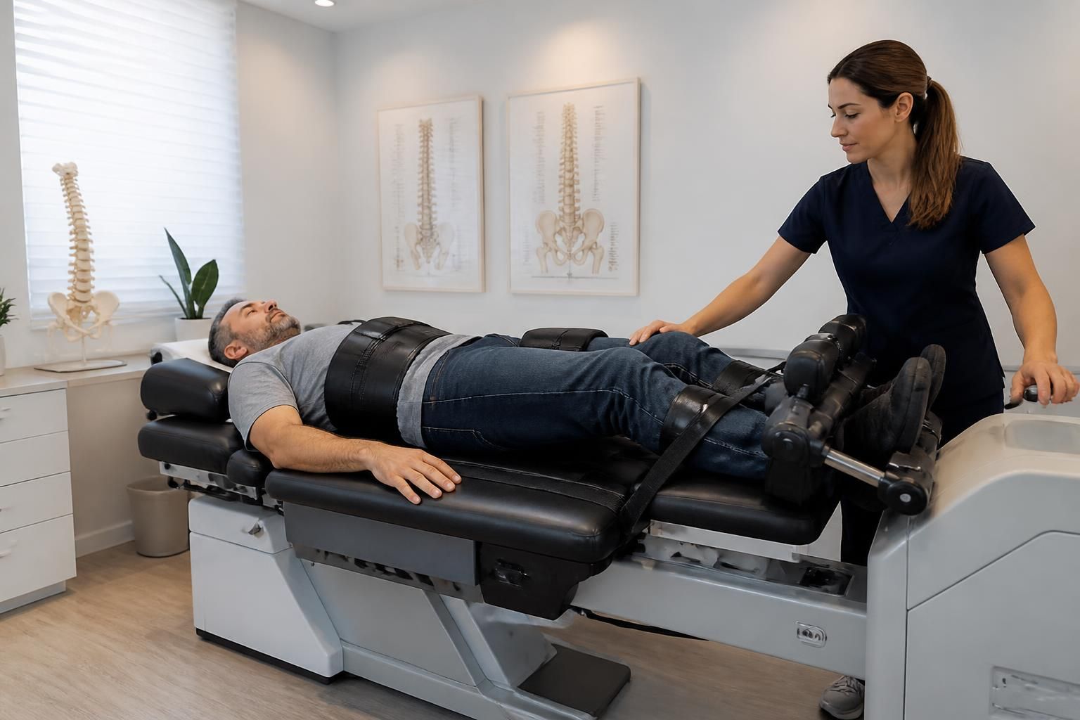 découvrez les bienfaits de la décompression neurovertébrale pour soulager les sciatiques récurrentes et améliorer la qualité de vie des patients.