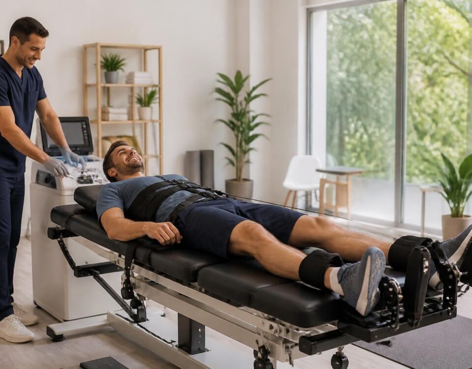 découvrez comment la décompression neurovertébrale peut améliorer la santé et le bien-être des patients actifs en soulageant la douleur et en favorisant la mobilité.
