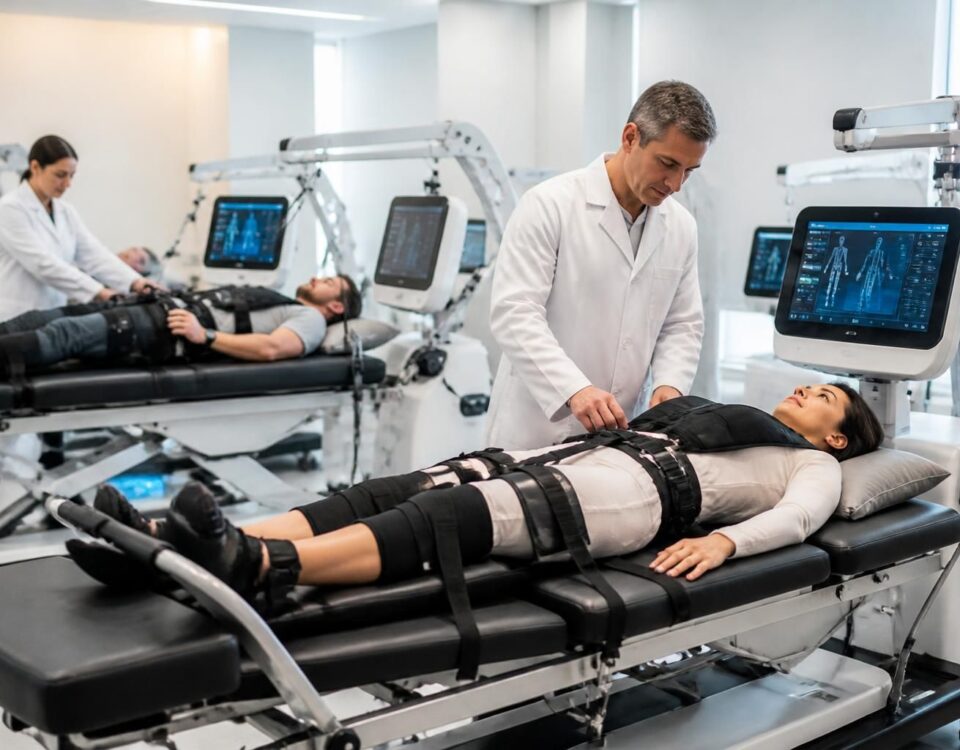 découvrez les dernières innovations dans les tables de décompression neurovertébrale, améliorant le traitement et le confort des patients souffrant de troubles vertébraux.