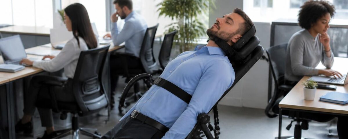 découvrez pourquoi la décompression neurovertébrale est la solution idéale pour soulager les douleurs et améliorer la posture des travailleurs sédentaires.