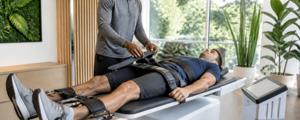 découvrez pourquoi les athlètes optent pour la décompression neurovertébrale afin de soulager la douleur, améliorer leur récupération et optimiser leurs performances.