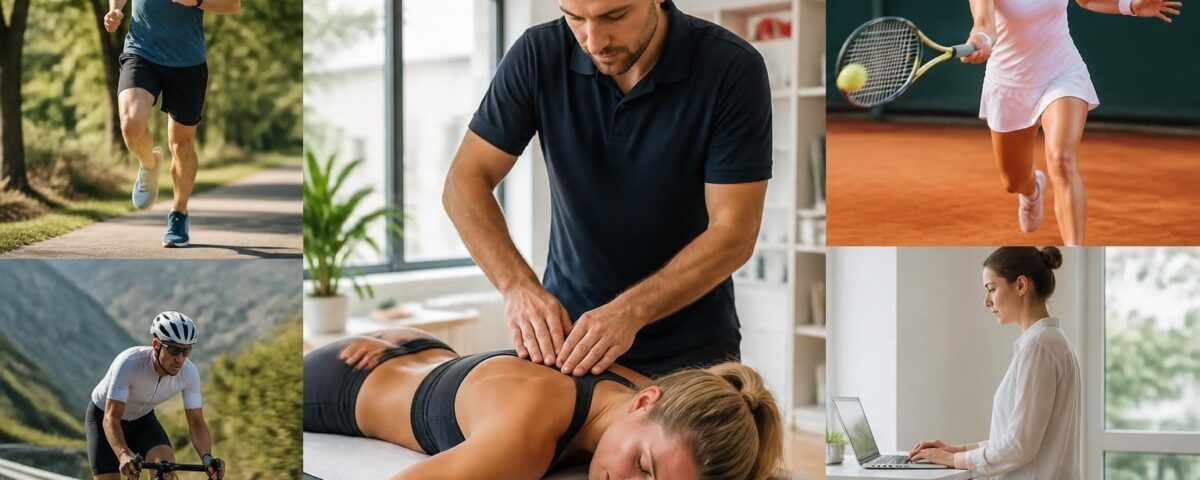 découvrez pourquoi l’ostéopathie est essentielle pour les personnes actives, en aidant à prévenir les blessures, améliorer la mobilité et favoriser la récupération physique.