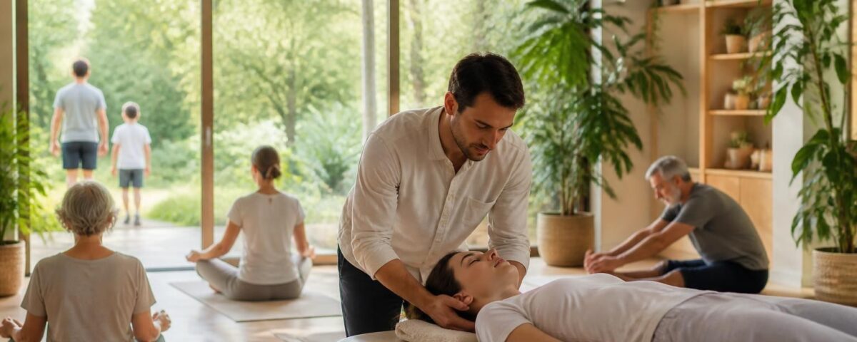 découvrez comment l'ostéopathie agit comme une approche globale pour améliorer votre bien-être physique et mental, en harmonisant les différentes fonctions du corps.