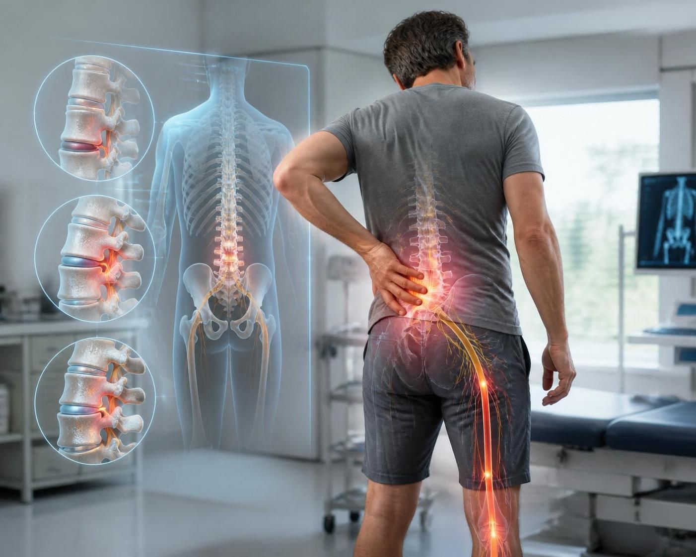 Sciatique : hernie, sténose ou irritation nerveuse ? 21 découvrez les causes de la sciatique : hernie discale, sténose spinale ou irritation nerveuse, et apprenez comment soulager efficacement cette douleur.