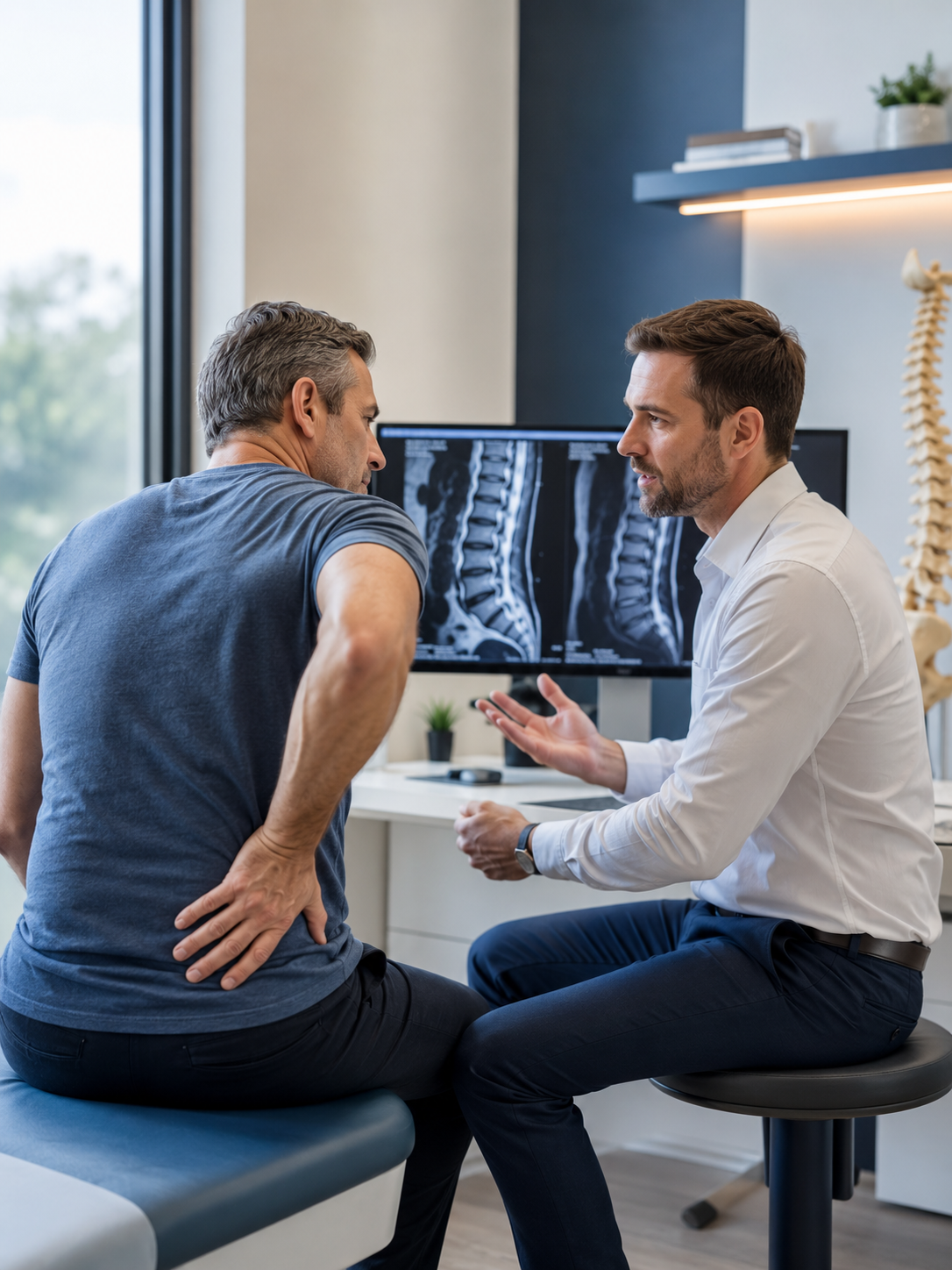 Évaluation personnalisée avant décompression neurovertébrale pour sciatique