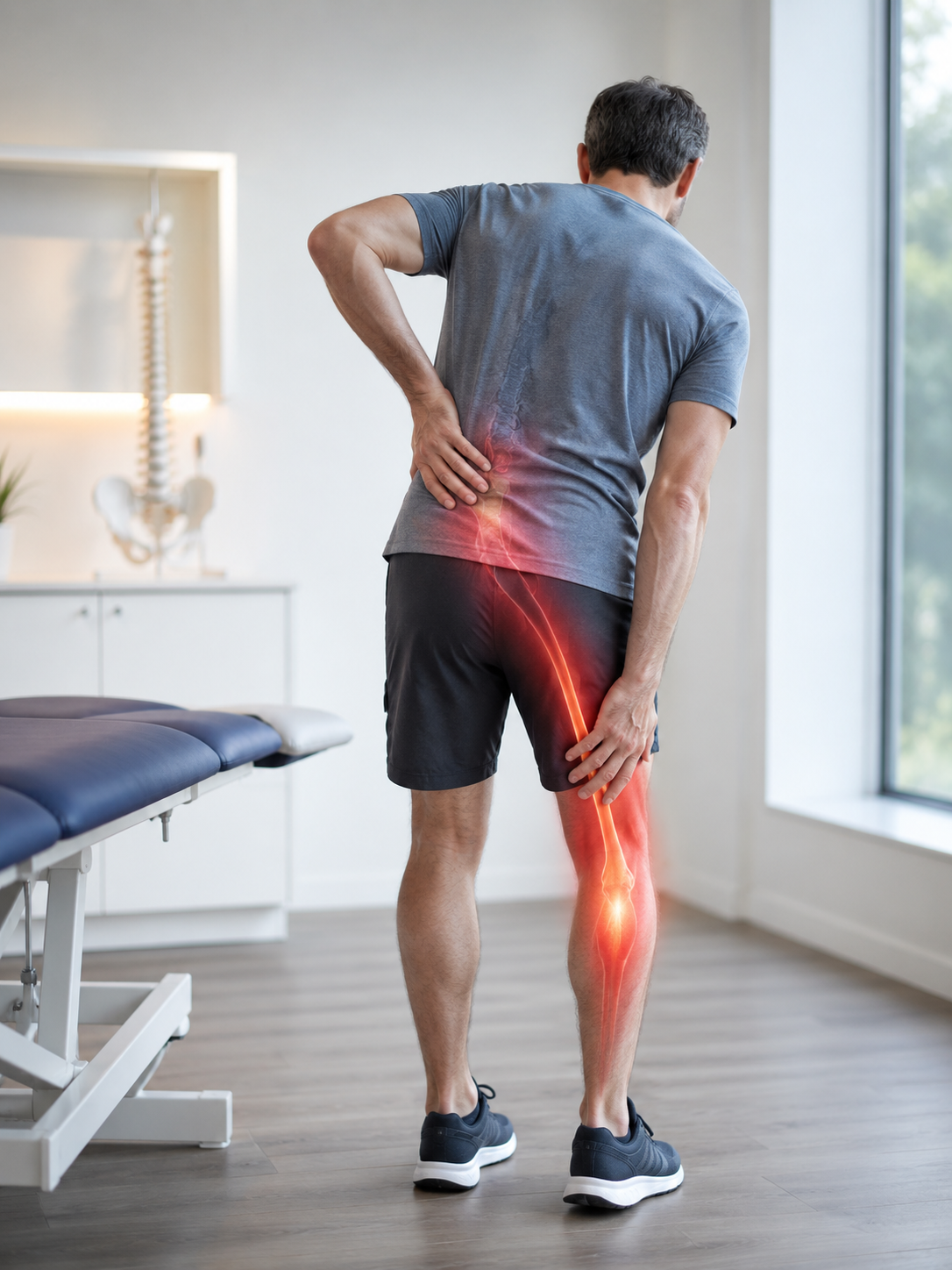 calf and sciatica pain 1 Douleur au mollet pouvant évoquer une sciatique ou une autre cause