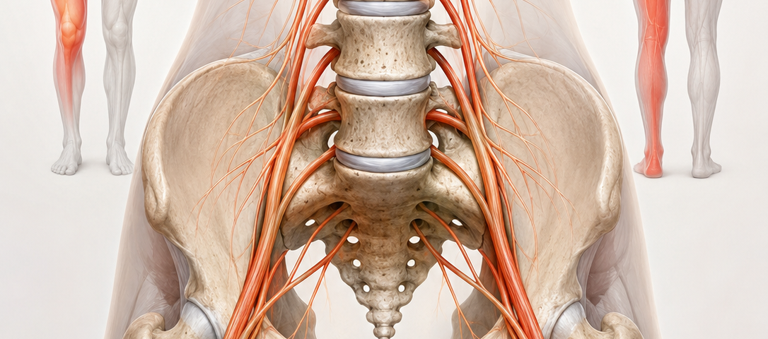 Sciatica: Understanding the role of lumbar nerve roots 14 sciatique ou cruralgie racines - Dr Sylvain Desforges