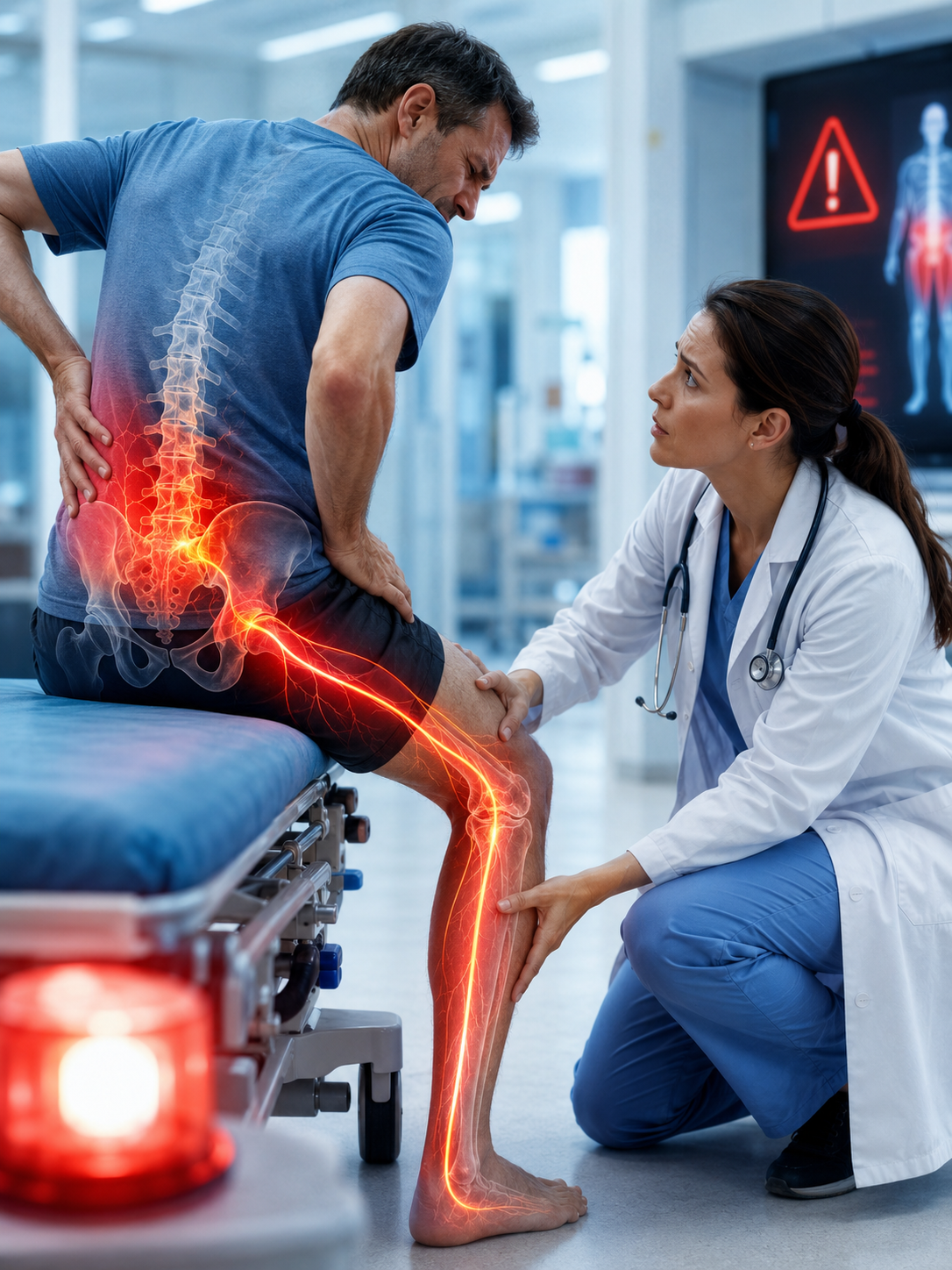 Sciatica: when to consult? 3 Signes d’urgence et consultation rapide pour une sciatique