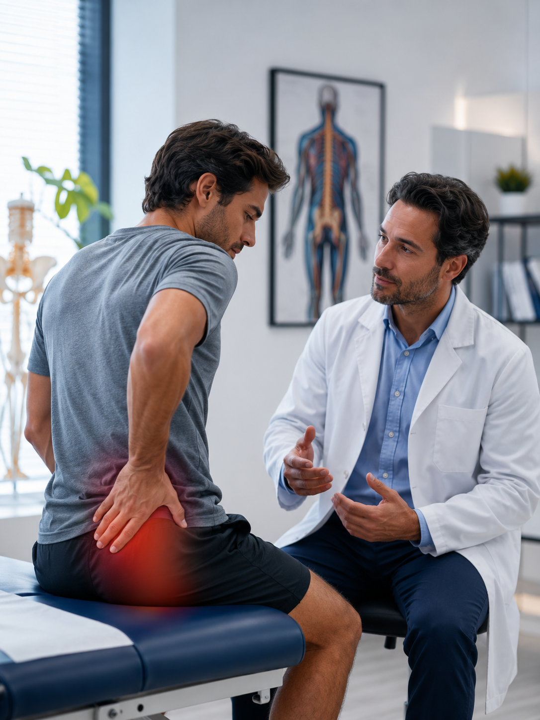 Évaluation d’une douleur fessière pouvant être confondue avec une sciatique
