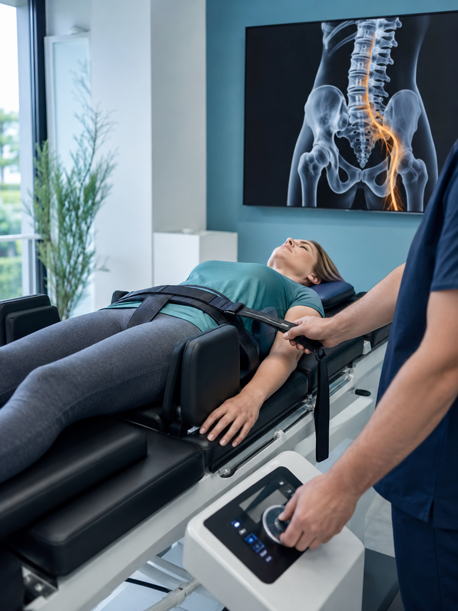 Douleur chronique 4 Décompression neurovertébrale motorisée dans un contexte de douleur chronique et de sciatique