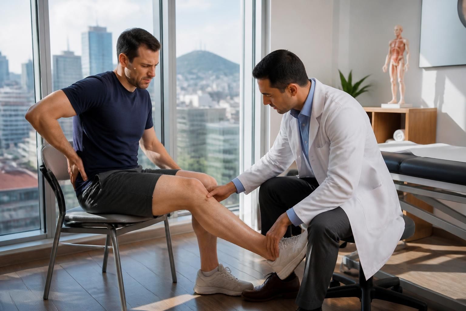 Douleur dans la fesse et la jambe : consultation pour sciatique à Montréal 23 consultez nos spécialistes à montréal pour soulager la douleur dans la fesse et la jambe causée par une sciatique. diagnostic précis et traitement adapté pour améliorer votre confort.