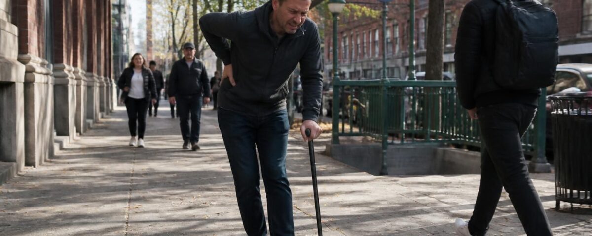 Douleur sciatique à Montréal : quand la marche devient difficile 14 douleur sciatique à montréal : découvrez les causes, symptômes et solutions pour retrouver une marche facile et sans douleur.