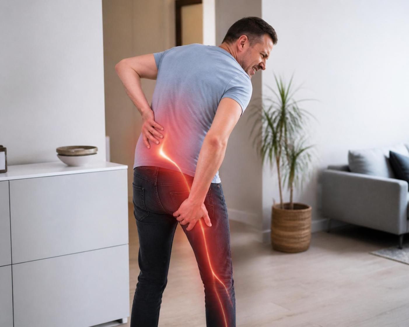 découvrez les causes mécaniques et l'inflammation nerveuse à l'origine de la sciatique, ainsi que les solutions pour soulager cette douleur intense.