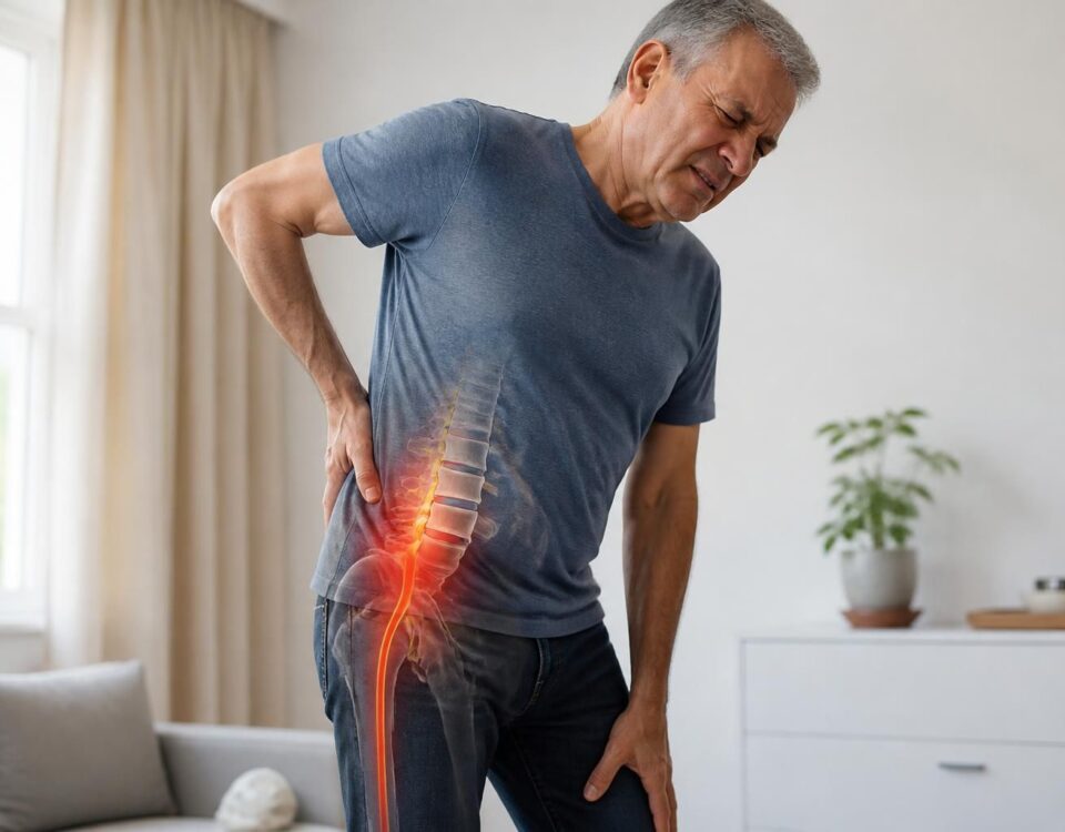 découvrez comment la sciatique provoque une douleur aggravée en position debout, liée à la compression foraminale, et explorez les solutions pour soulager ces symptômes.