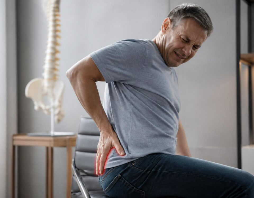 découvrez les causes possibles de la sciatique, notamment la douleur dans la fesse liée à un problème lombaire, et apprenez comment soulager ce mal courant.
