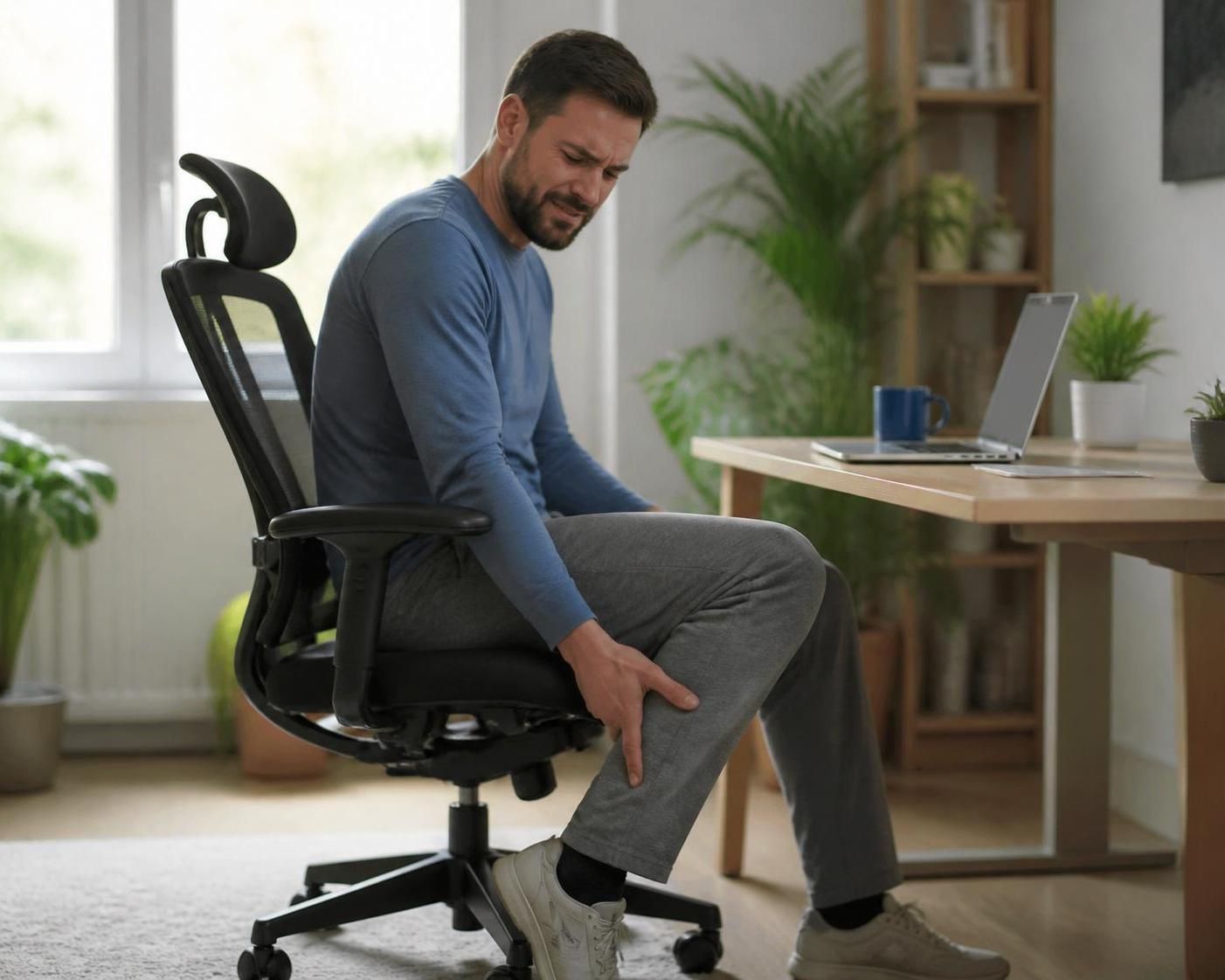découvrez comment prévenir et soulager la sciatique en télétravail grâce à des conseils sur le choix de la chaise, l'amélioration de la posture et la gestion des douleurs dans la jambe.