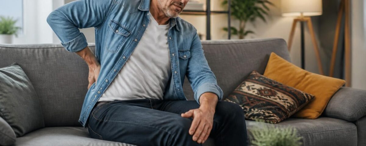 Sciatique et assise sur canapé : pourquoi la douleur peut s’aggraver 14 découvrez pourquoi la douleur sciatique peut s'aggraver en restant assis sur un canapé et apprenez des conseils pour soulager et améliorer votre confort.