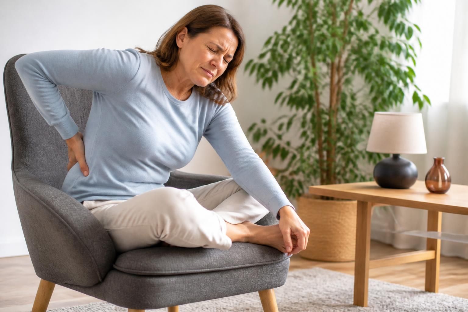 Sciatique et brûlure dans le pied : compression nerveuse possible 23 découvrez les causes de la sciatique et des sensations de brûlure dans le pied, souvent liées à une compression nerveuse, ainsi que les solutions pour soulager ces douleurs.