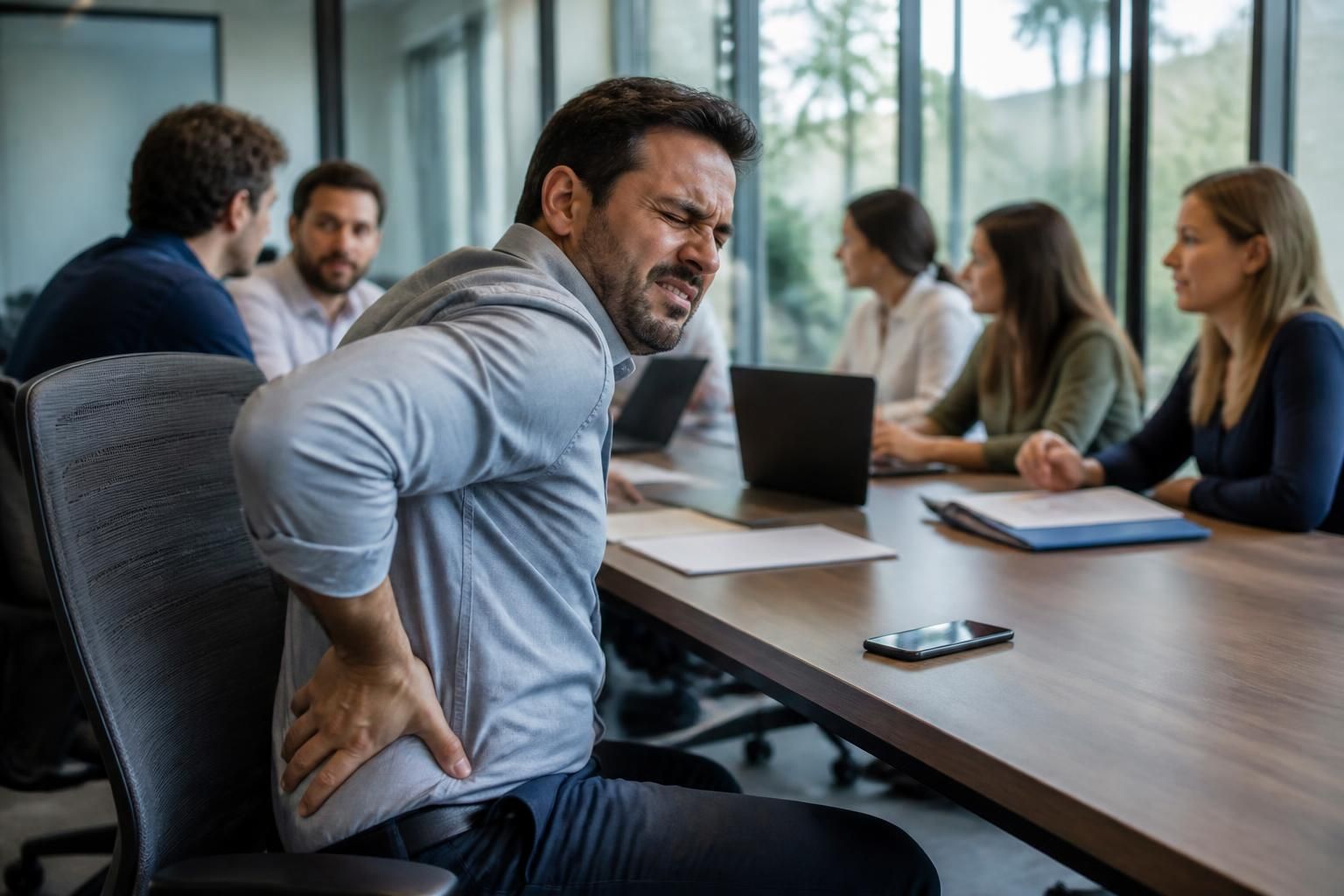 Sciatique et douleur en réunion prolongée 23 découvrez des conseils pour soulager la sciatique et gérer la douleur lors de réunions prolongées, afin de rester confortable et productif.