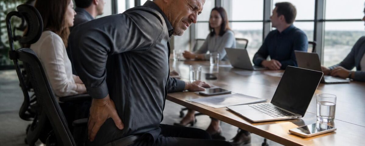 Sciatique et douleur en réunion prolongée 14 découvrez comment soulager la sciatique et les douleurs liées à une réunion prolongée, avec des conseils pratiques pour améliorer votre confort et posture.