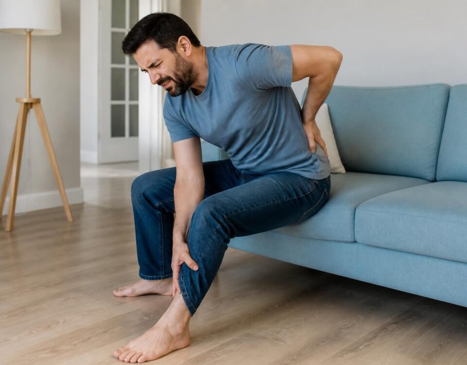 découvrez les causes de la sciatique et les douleurs irradiant jusqu'au mollet, signes fréquents d'une irritation nerveuse, ainsi que les solutions pour soulager ces symptômes.