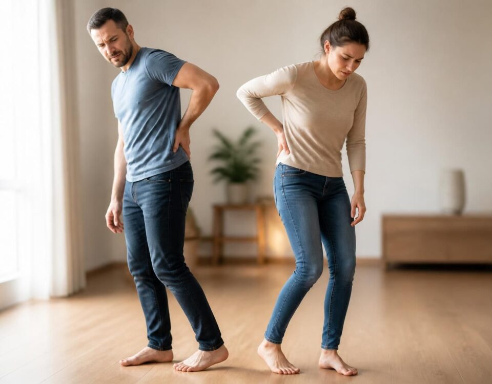 découvrez comment une sciatique et un mauvais appui des pieds au sol peuvent affecter votre posture et entraîner des douleurs. conseils pour améliorer votre équilibre et soulager les tensions.