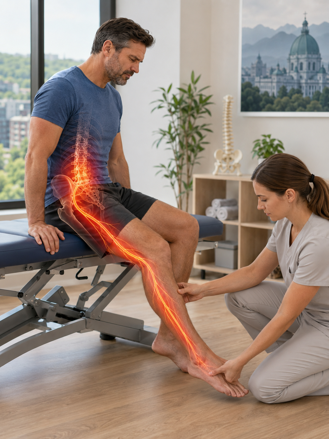 Décompression sciatique Montréal 4 Évaluation avant décompression neurovertébrale pour sciatique à Montréal