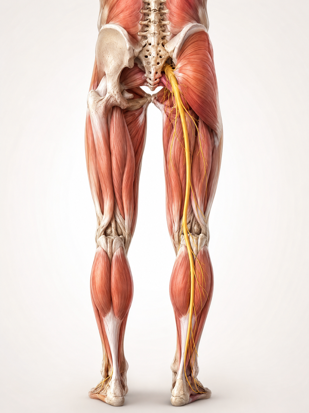 Muscles de la fesse, de la cuisse et du mollet pouvant imiter une douleur sciatique