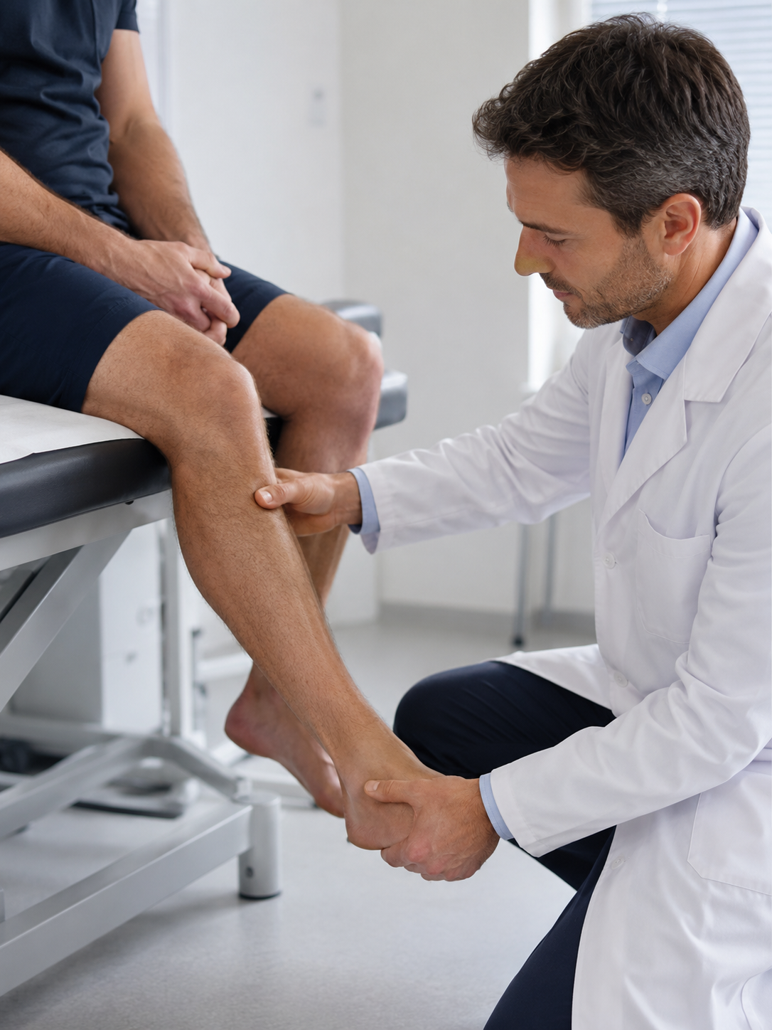 Évaluation pour distinguer sciatique et problème vasculaire de la jambe