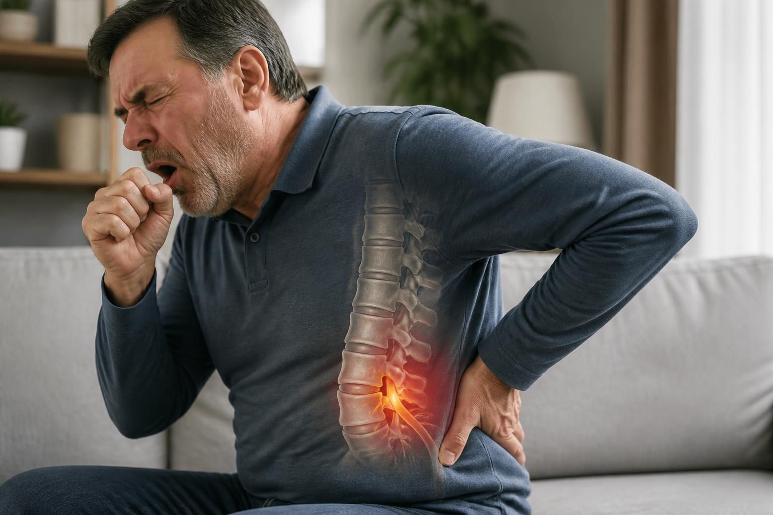 découvrez comment une hernie discale peut provoquer une toux douloureuse en raison de la pression discale et de l'irritation nerveuse, et apprenez les solutions pour soulager ces symptômes.