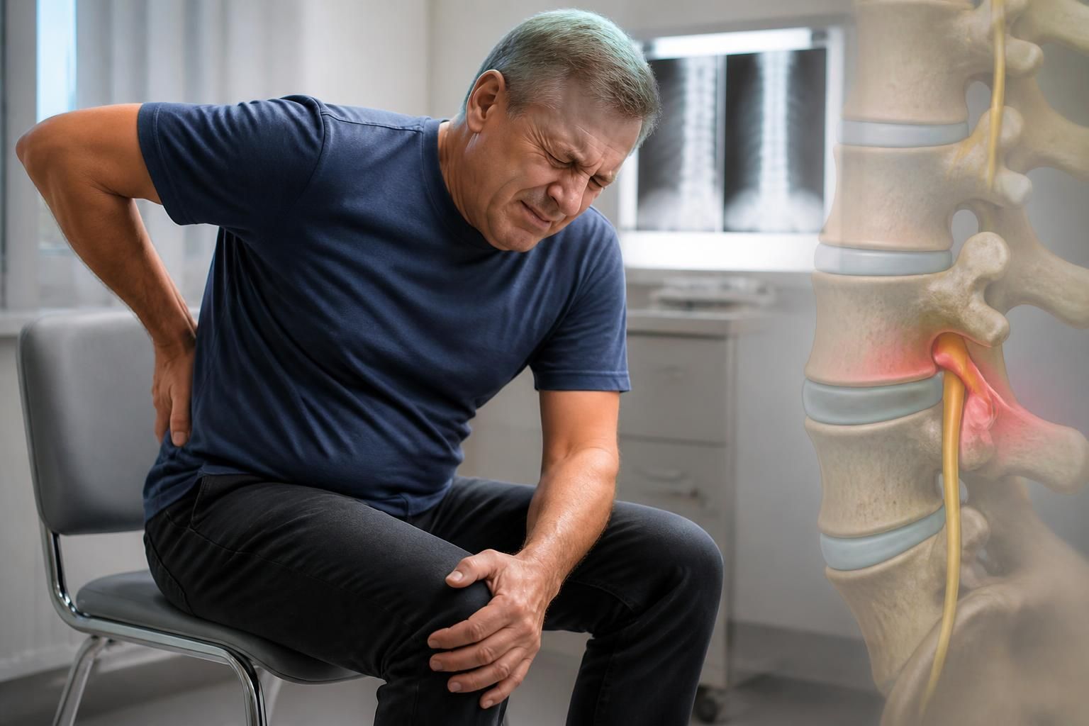 découvrez les causes et symptômes de la hernie discale foraminale, responsable de la compression de la racine nerveuse et de la sciatique, ainsi que les options de traitement pour retrouver le confort.