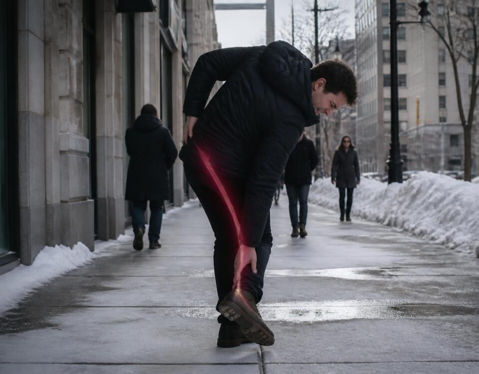 découvrez les causes et traitements de la sciatique à montréal, notamment la douleur irradiant au talon et la compression de la racine nerveuse s1 pour un soulagement efficace.