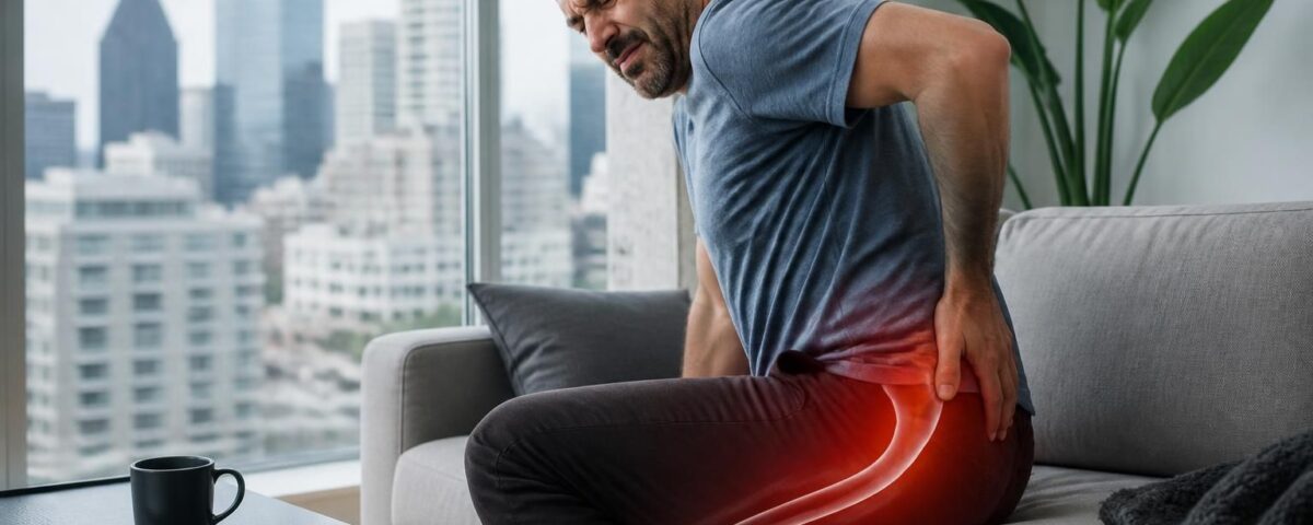 découvrez les causes et traitements de la sciatique à montréal, caractérisée par une douleur fessière profonde et une irradiation dans la cuisse, pour soulager efficacement votre mal.