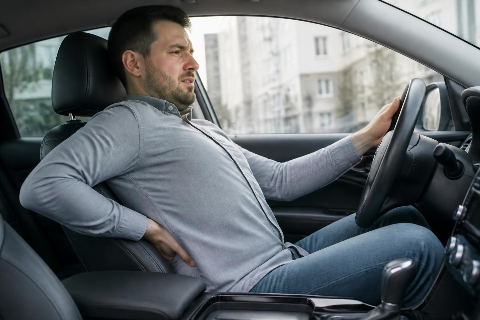 découvrez les effets possibles d'un dossier de voiture trop incliné sur la sciatique et comment éviter les douleurs liées à une mauvaise posture en voiture.
