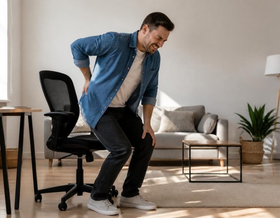 découvrez comment soulager la sciatique et gérer la douleur lors des transitions assis-debout grâce à des conseils pratiques et des exercices adaptés.