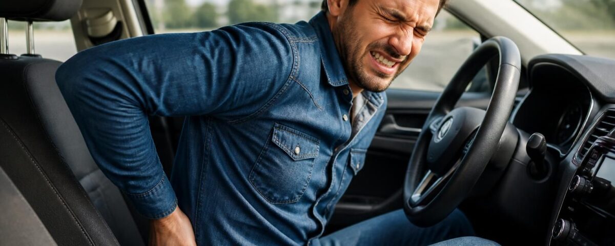 découvrez pourquoi la sciatique peut s'aggraver en voiture et comment soulager la douleur pour un trajet plus confortable.