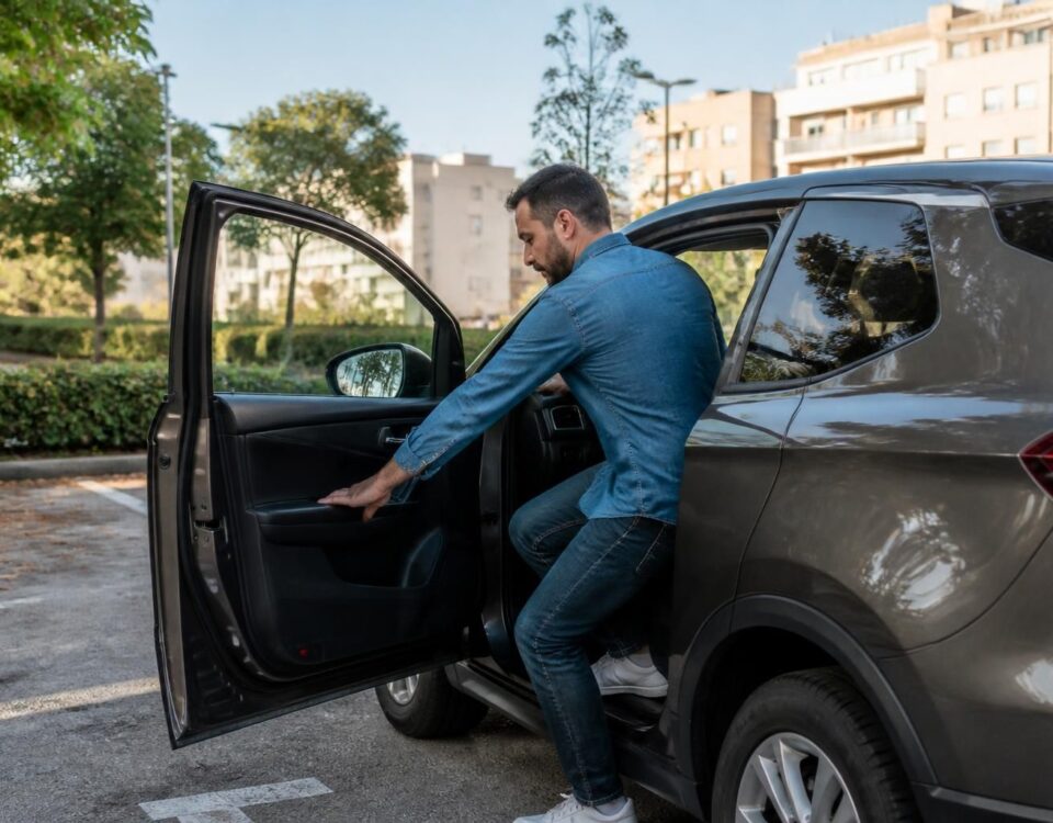 Sciatica and getting into the car: avoiding sudden twists 32 découvrez des conseils pratiques pour soulager la sciatique en entrant dans la voiture tout en évitant les torsions brusques qui peuvent aggraver la douleur.
