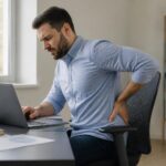 découvrez comment une posture prolongée devant un ordinateur portable peut aggraver la sciatique et causer des douleurs lombaires, et apprenez des conseils pour prévenir ces maux.