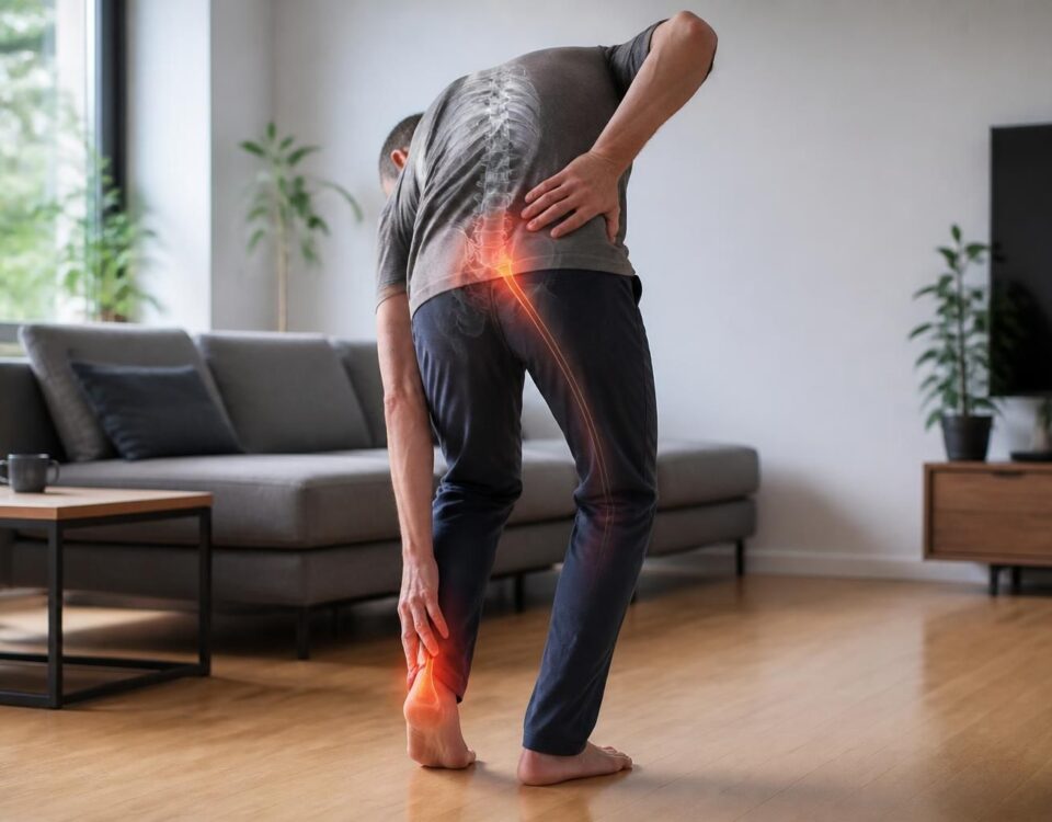 découvrez les causes possibles des sciatiques accompagnées de picotements dans le talon, notamment une irritation ou compression de la racine nerveuse s1, et les traitements adaptés.