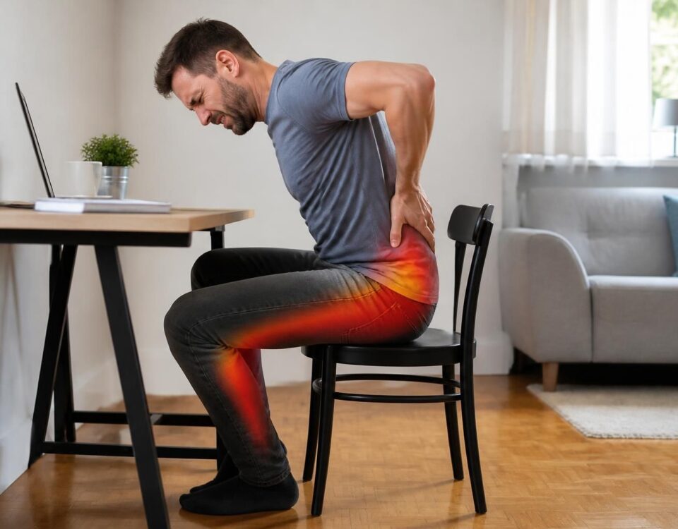 Sciatica and too low seat: lumbar pain and irradiation 26 découvrez comment un siège trop bas peut provoquer des douleurs lombaires et une irradiation de la sciatique, ainsi que des conseils pour améliorer votre posture et soulager ces symptômes.