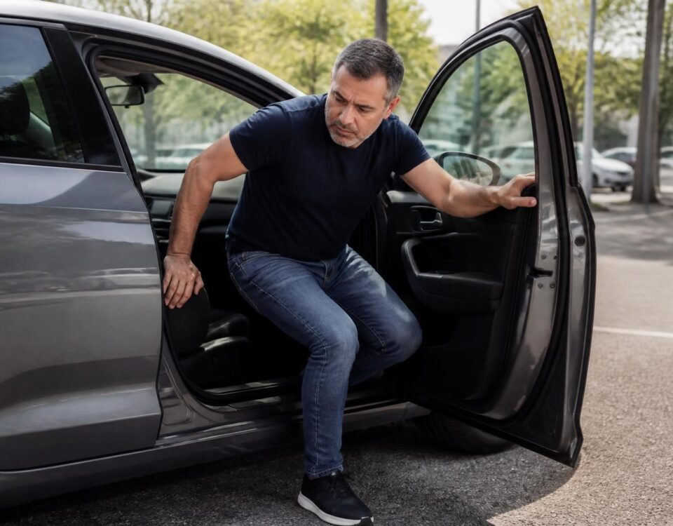 Sciatica and getting out of the car: movement to watch out for 34 découvrez les mouvements à surveiller pour éviter la douleur sciatique en sortant de la voiture et améliorer votre confort au quotidien.