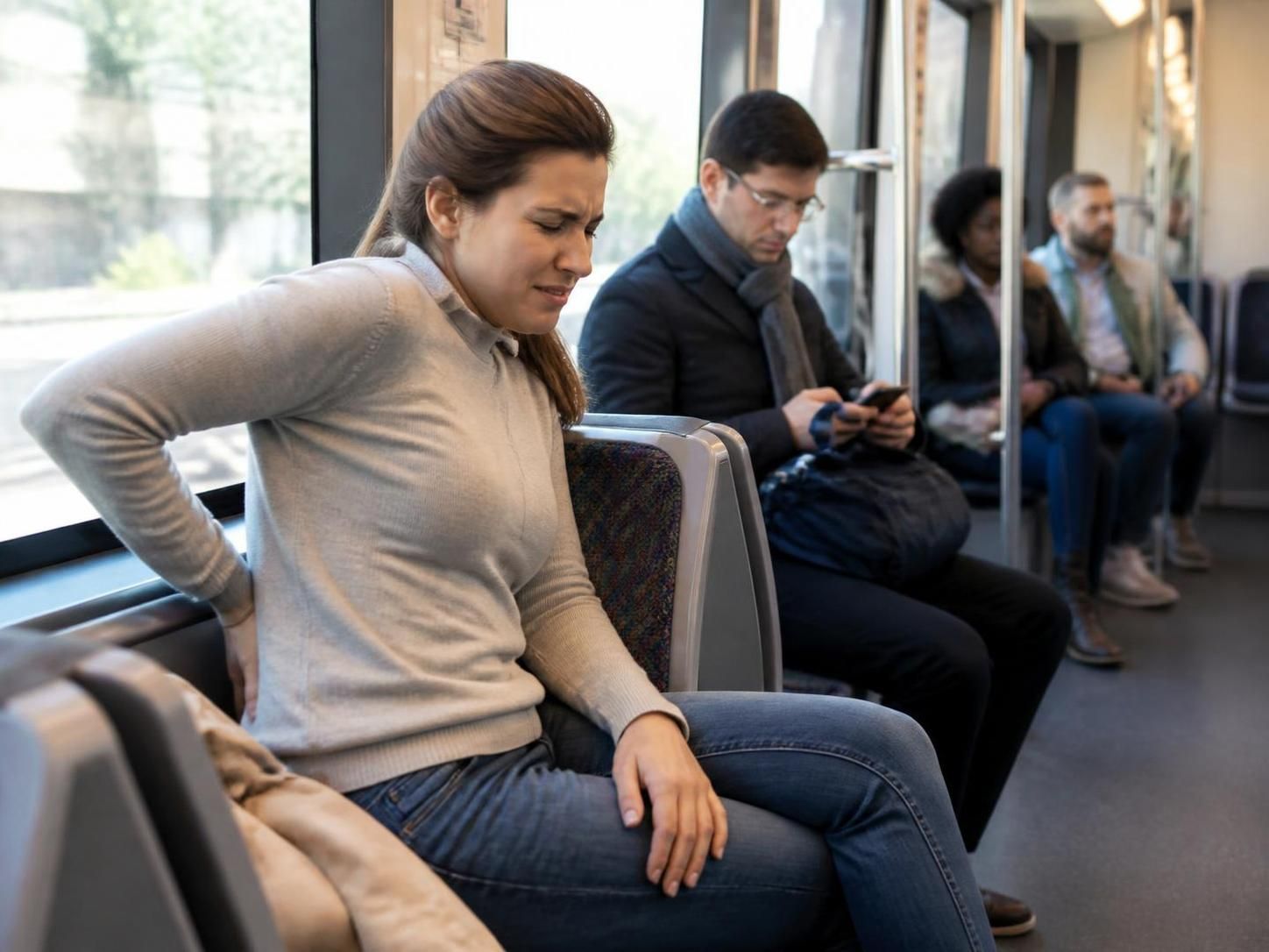 Sciatique et transport en commun : position assise prolongée 21 découvrez comment soulager la sciatique lors de trajets en transport en commun et quels conseils adopter pour gérer la position assise prolongée.